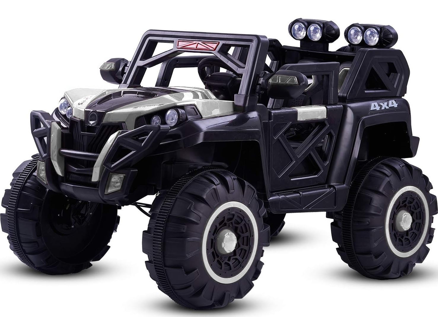 TRINKLET Grey Electric Ride on for Kids with 12V Battery, Swing Option, Music System, Spring Suspension and Remote Control (B0C64MG858) Amazon Price History, Amazon Price Tracker