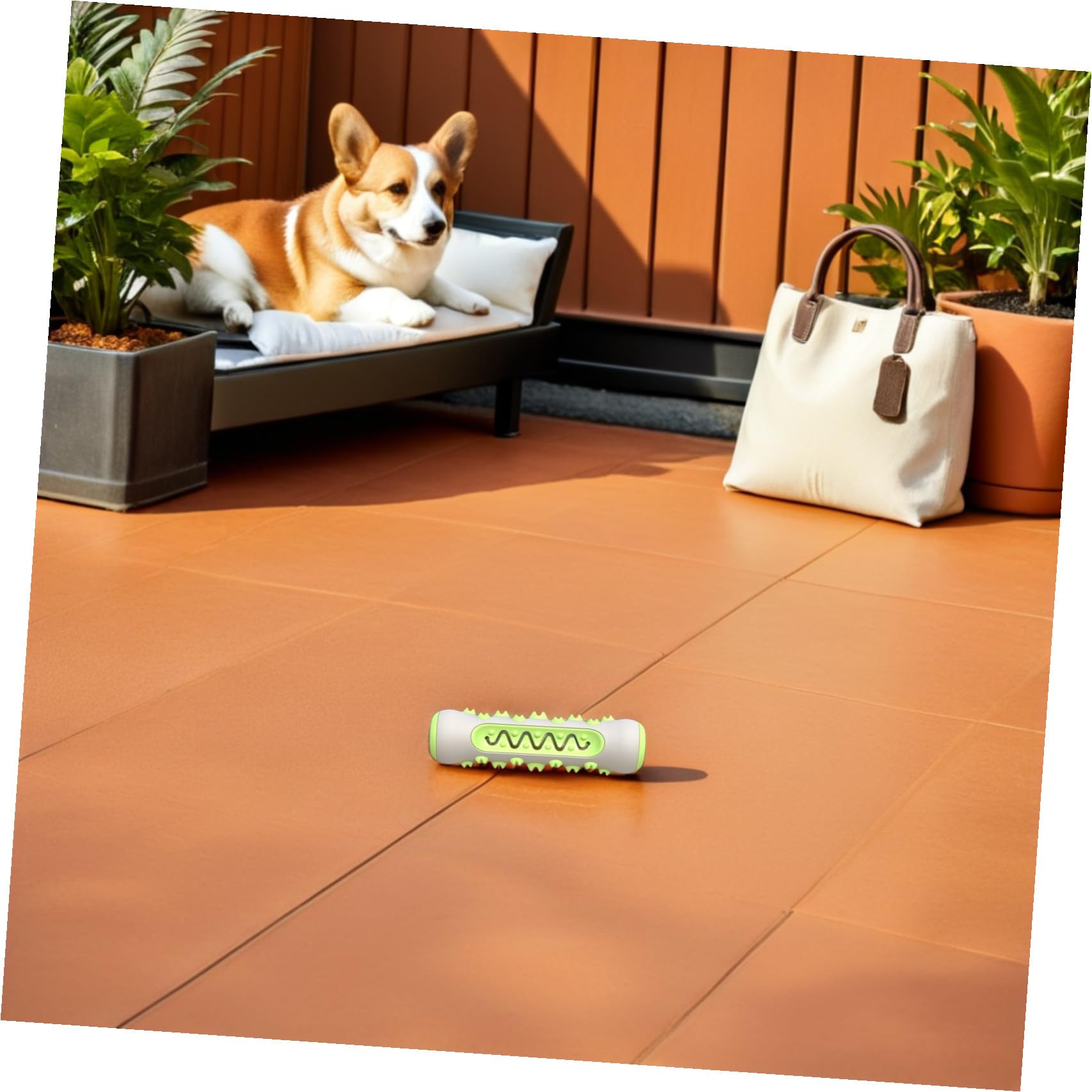 COLLBATH 3pièces Jouet à Mâcher pour Chien Lot de Brosse à Dents TPR De Jeu pour Chiot Outil De Soins pour Animaux De Compagnie Design Dentelé