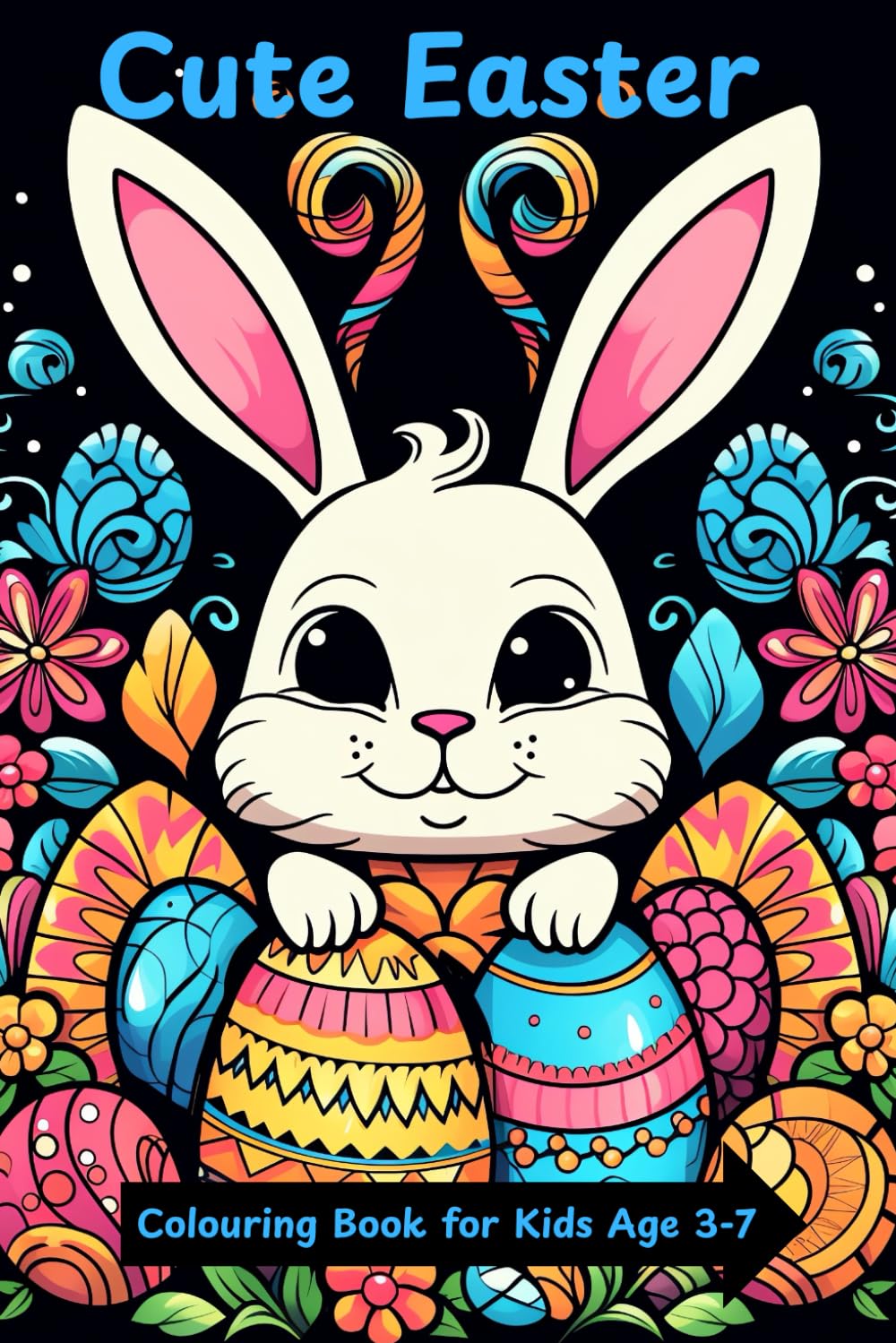 Cute Easter: Colouring Book