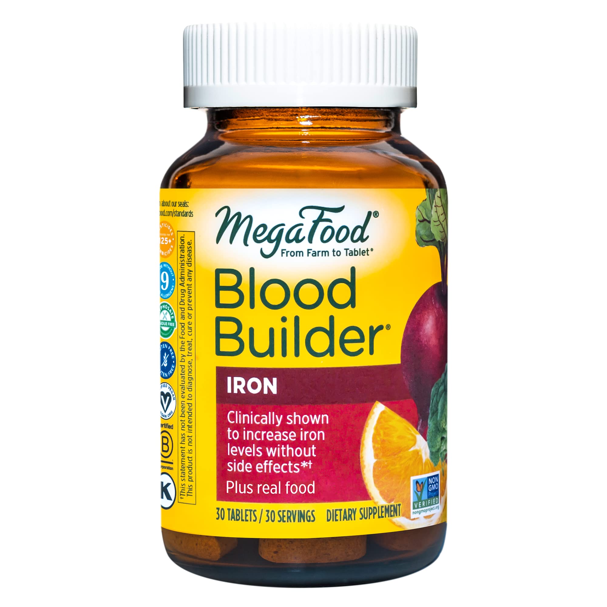 Buy MegaFood Blood Builder Iron Supplement Shown to Increase Iron