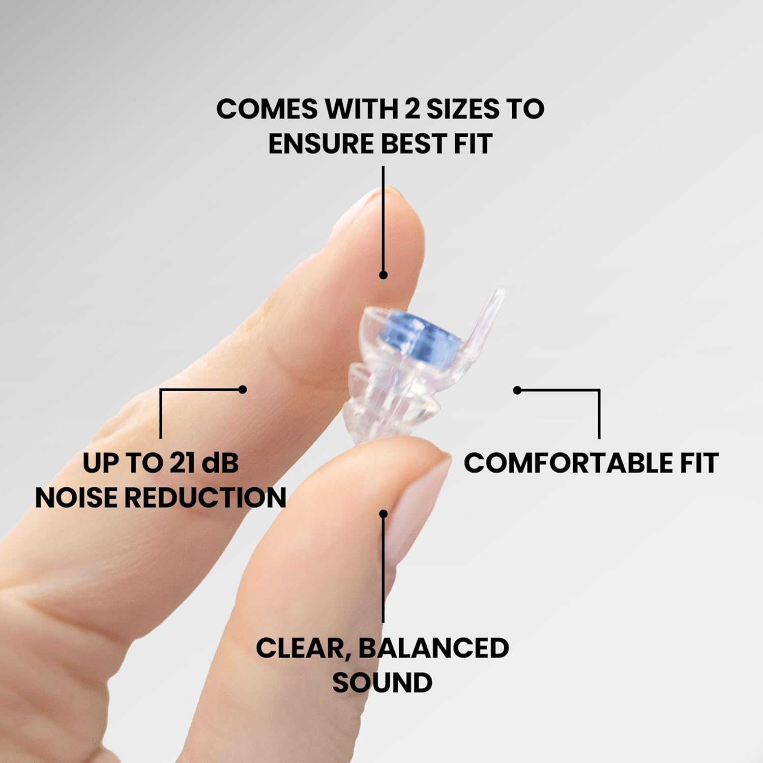 Eargasm Smaller Ears Earplugs - Blue High Fidelity Filtered Noise Reducing Reusable Ear-Plugs for Kids, Women, Men - Hearing Protection for Live Concerts, Motorcycles, Festivals, Sporting Events - Image 4