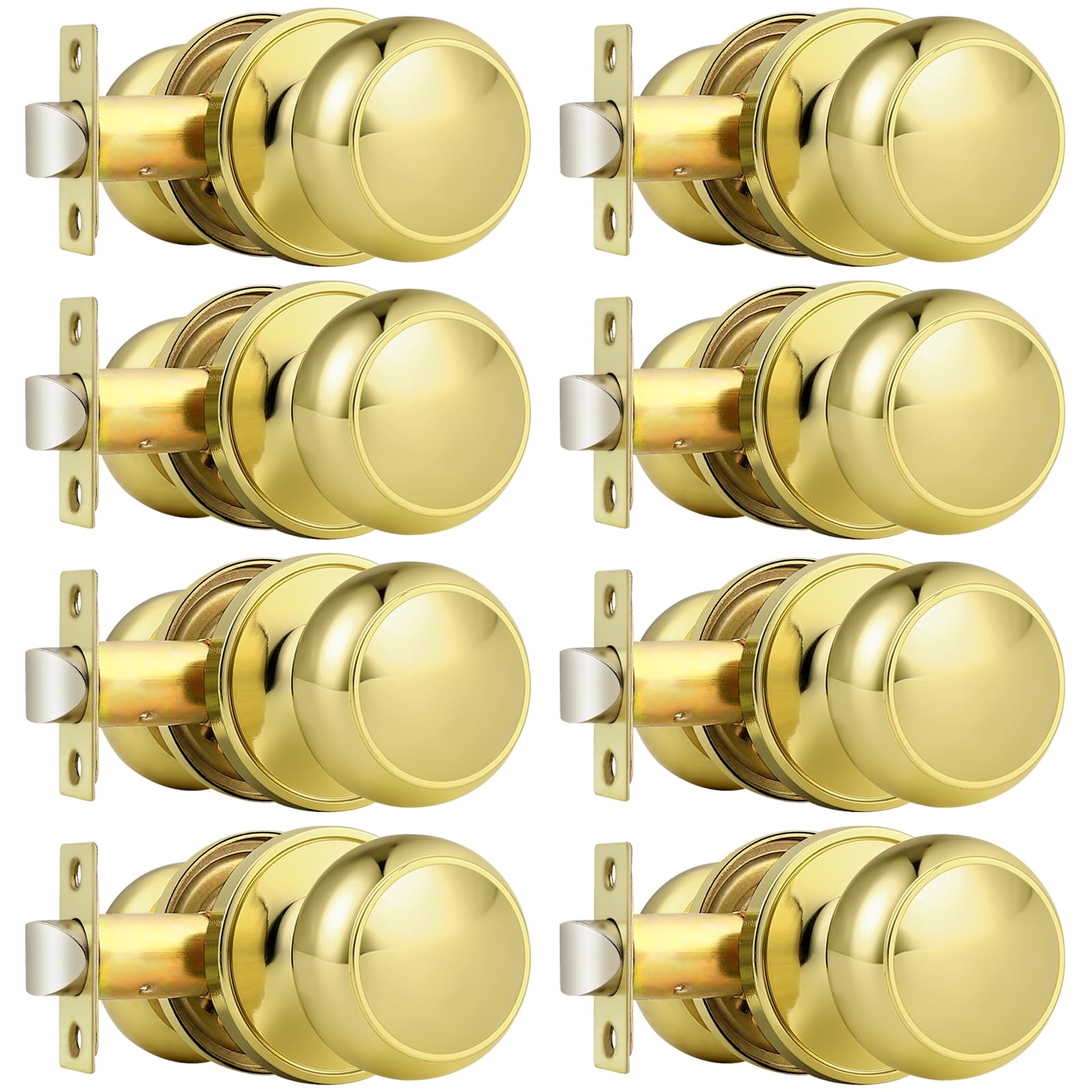 Probrico Gold Dummy Door Knobs - 2 Pack -29