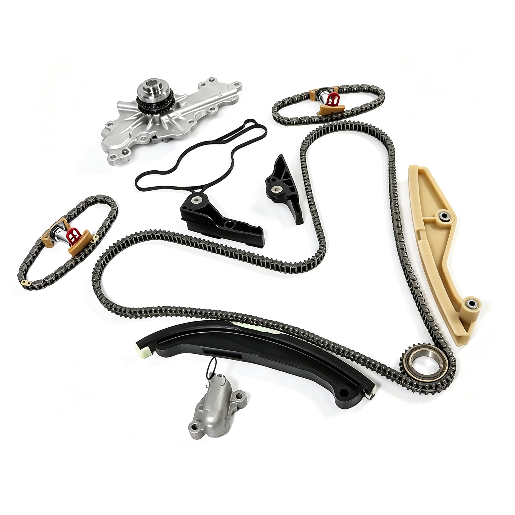Timing Chain Kit w/Water Pump 3.5L for Explorer Edge Flex Taurus Explorer