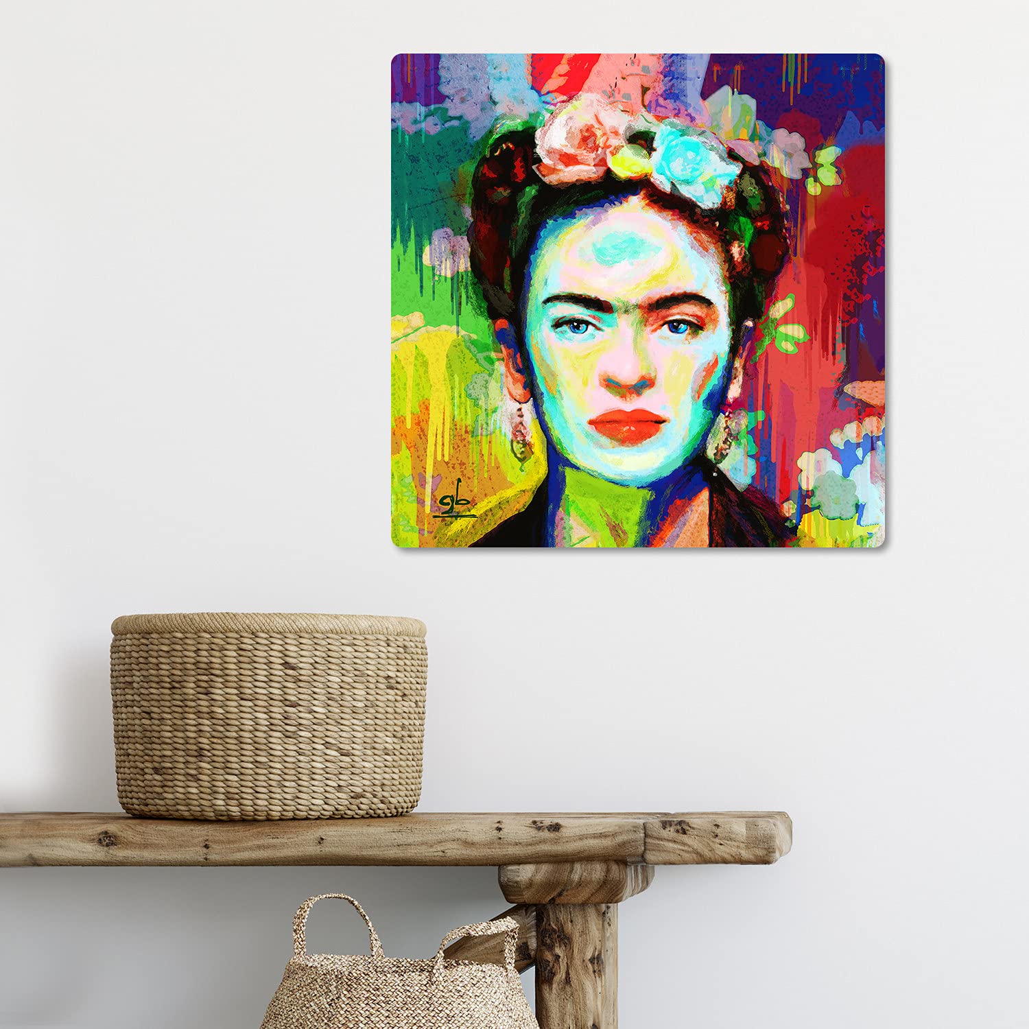 Giallobus - Giallopanel Art Board - Frida - Madera de MDF - 29,7X29,7
