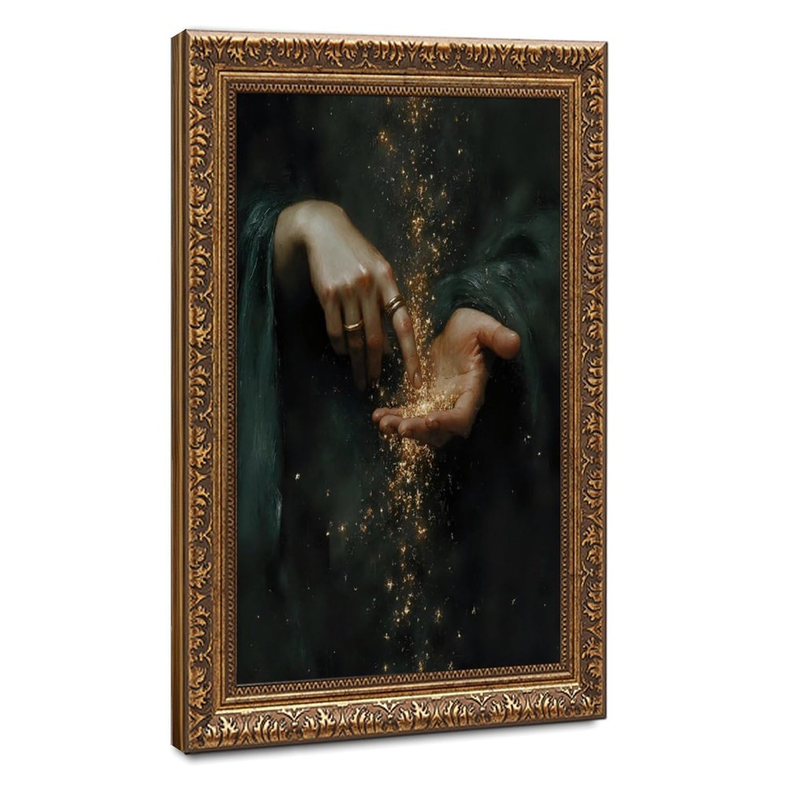 Bareronor Bronze Magic Touch (2) Canvas Poster Bedroom Decor Landscape Office Room Decor Gift 20" L X 30" W