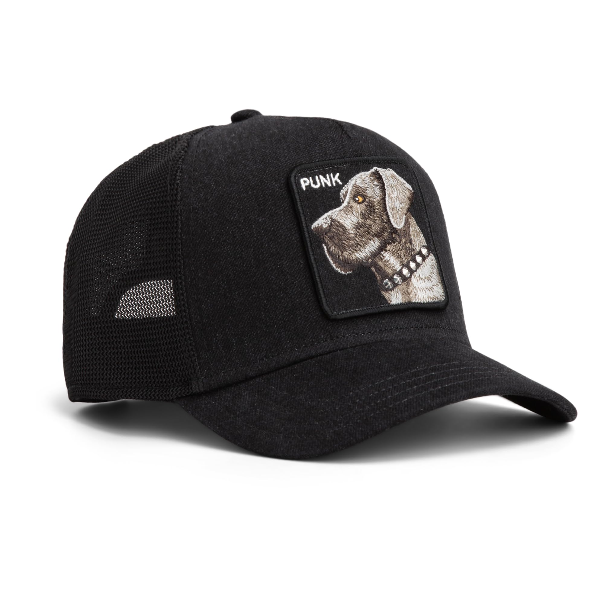 Goorin Bros. Trucker Punk DawgBros. Czapka baseballowa dla kobiet i mężczyzn – czapka baseballowa z siateczką, wizjerem wiosenno-letnim, wiosenno-letnim, jesienno-zimowym