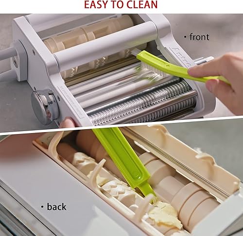 Vista 18 de ANTREE Accesorio para hacer pasta 3-1 para KitchenAid incluye rodillo de pasta y cortador de espaguetis y accesorio de cortador de fettuccine, fácil