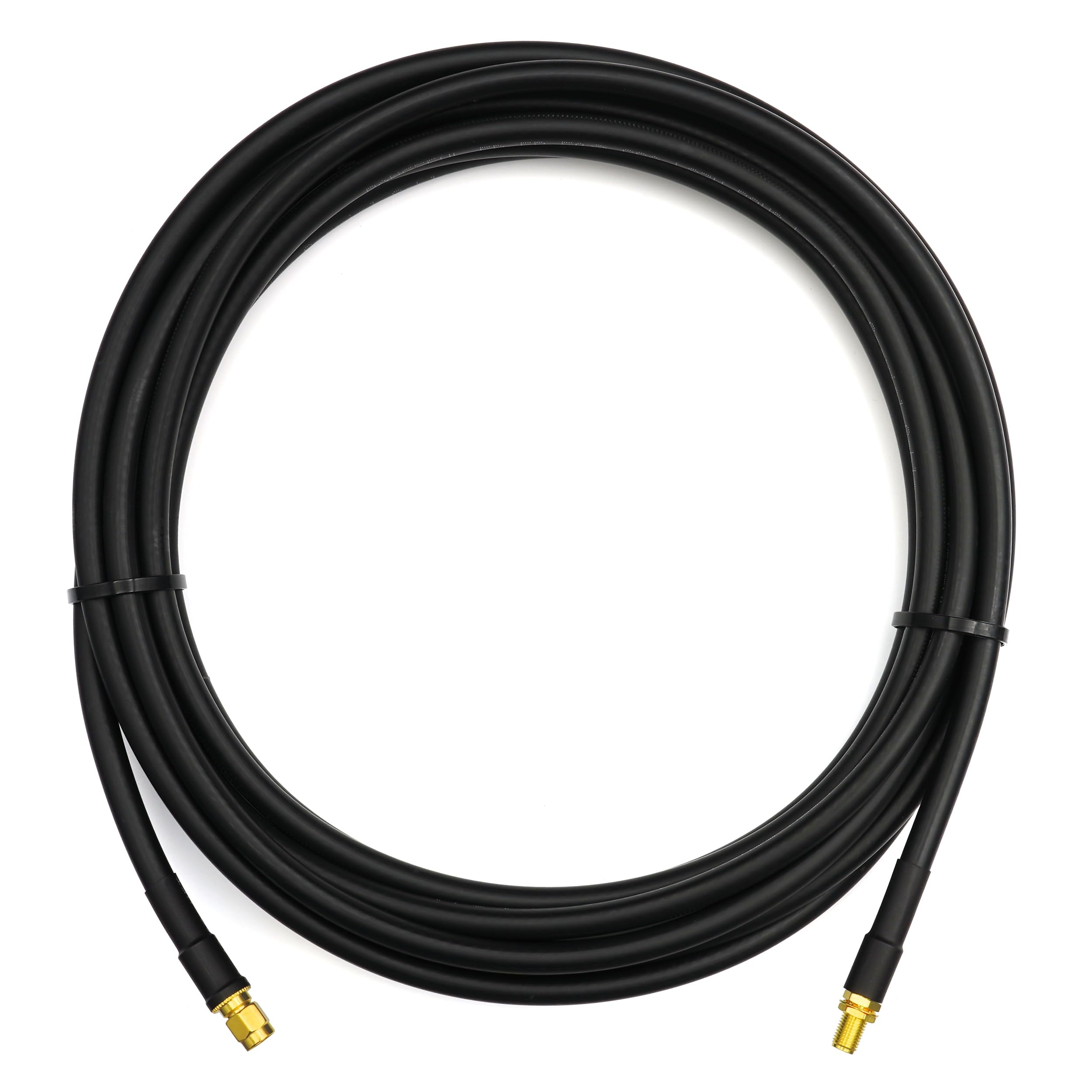 RANGEFUL RP-SMA Male to RP-SMA Female Extension Cable 3m 9.8ft, 5D-FB Low-Loss diameter 7.5mm 3 Meter Coax Lead (50 Ohm) - Image 3