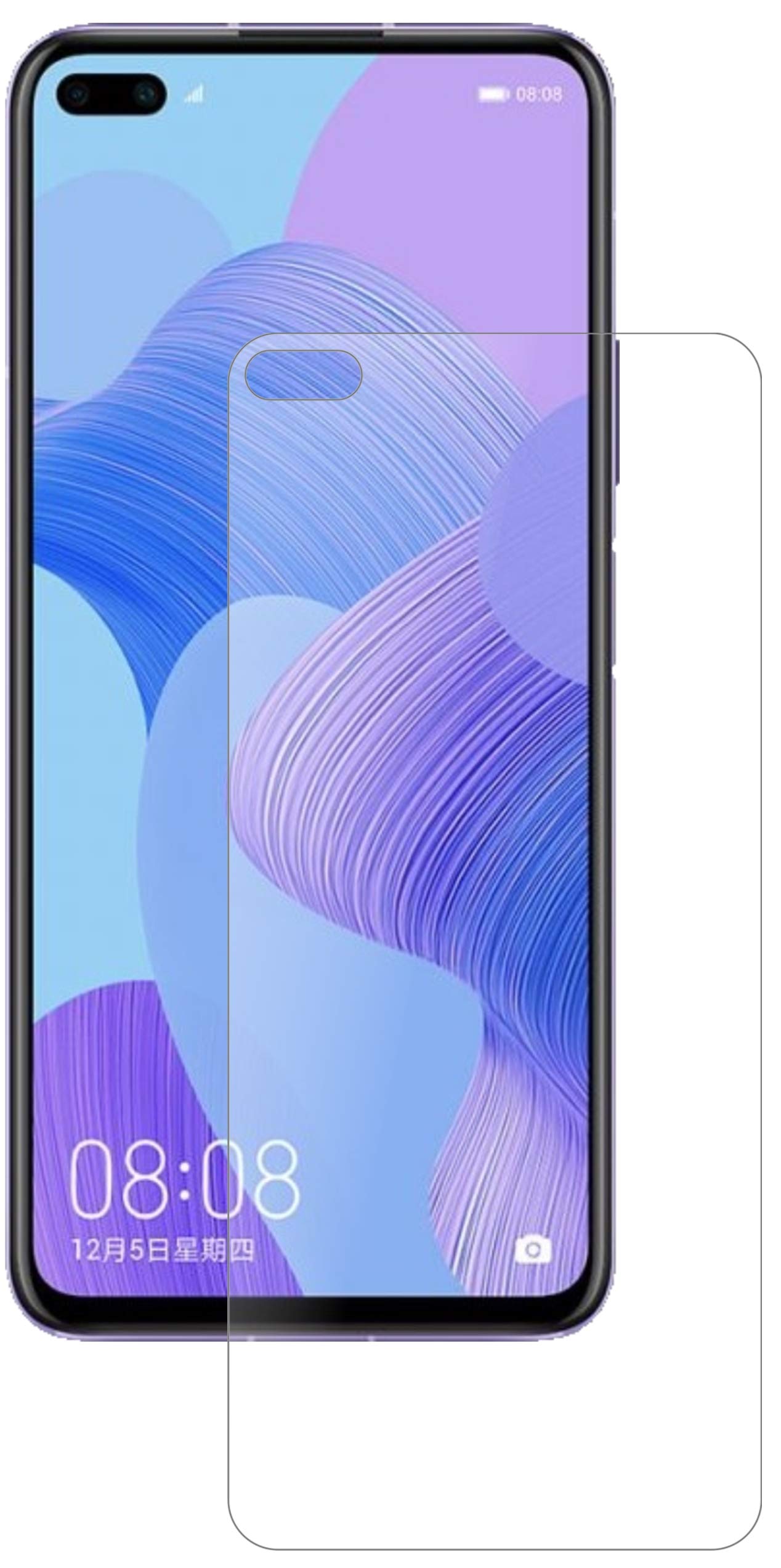 Pellicola Protettiva per Honor V40 Protezione Vetro Flessibile 9H dipos