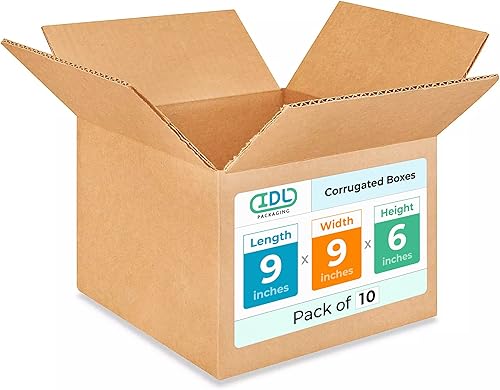 Miniatura 209 de Cajas para envío IDL Packaging - B-1266-5 de cartón corrugado, tamaño pequeño, de 12 pulgadas de largo x 6 pulgadas de ancho x 6 pulgadas de alto