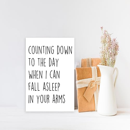 Miniatura 6 de OJsensai Tarjeta de feliz amor para prometida prometida, regalos de relación de larga distancia para él y ella, divertida tarjeta de aniversario