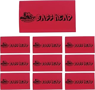 Official Big Jeff Audio BASSHEAD Heat Shrink 0 Gauge 10 Pack Red