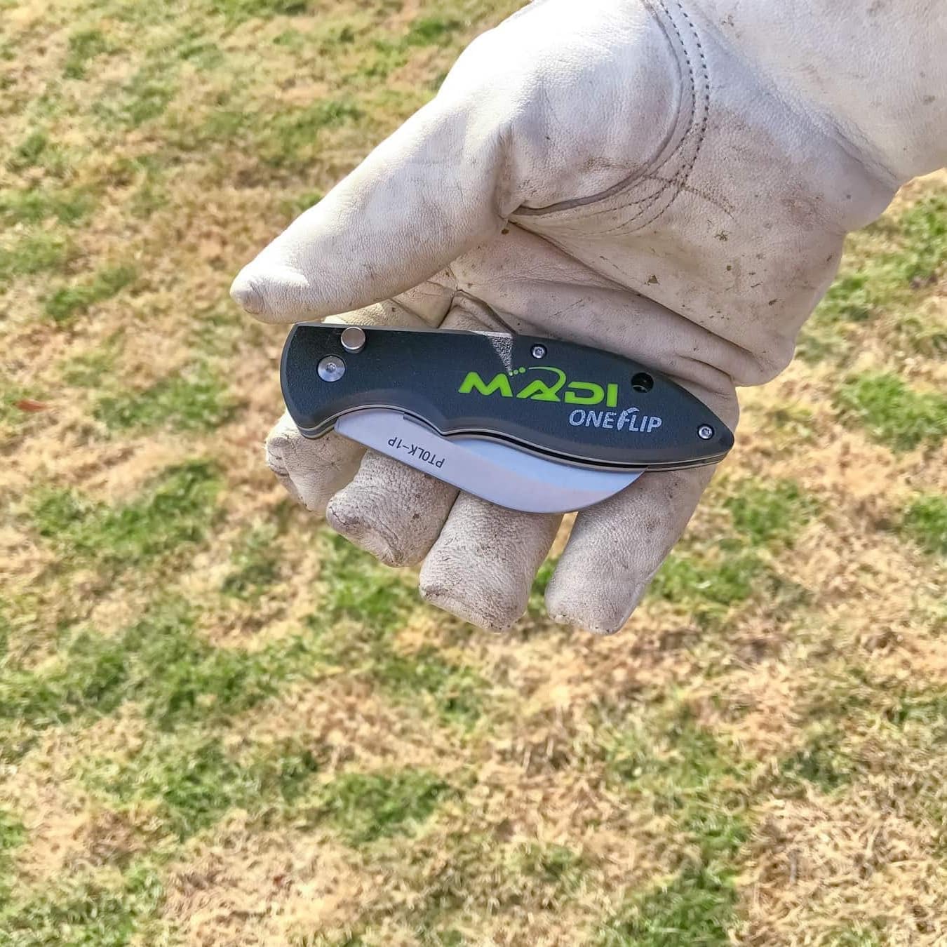 Madi One Flip PTOLK-1P Lineman Knife (Pointed Hawkbill)