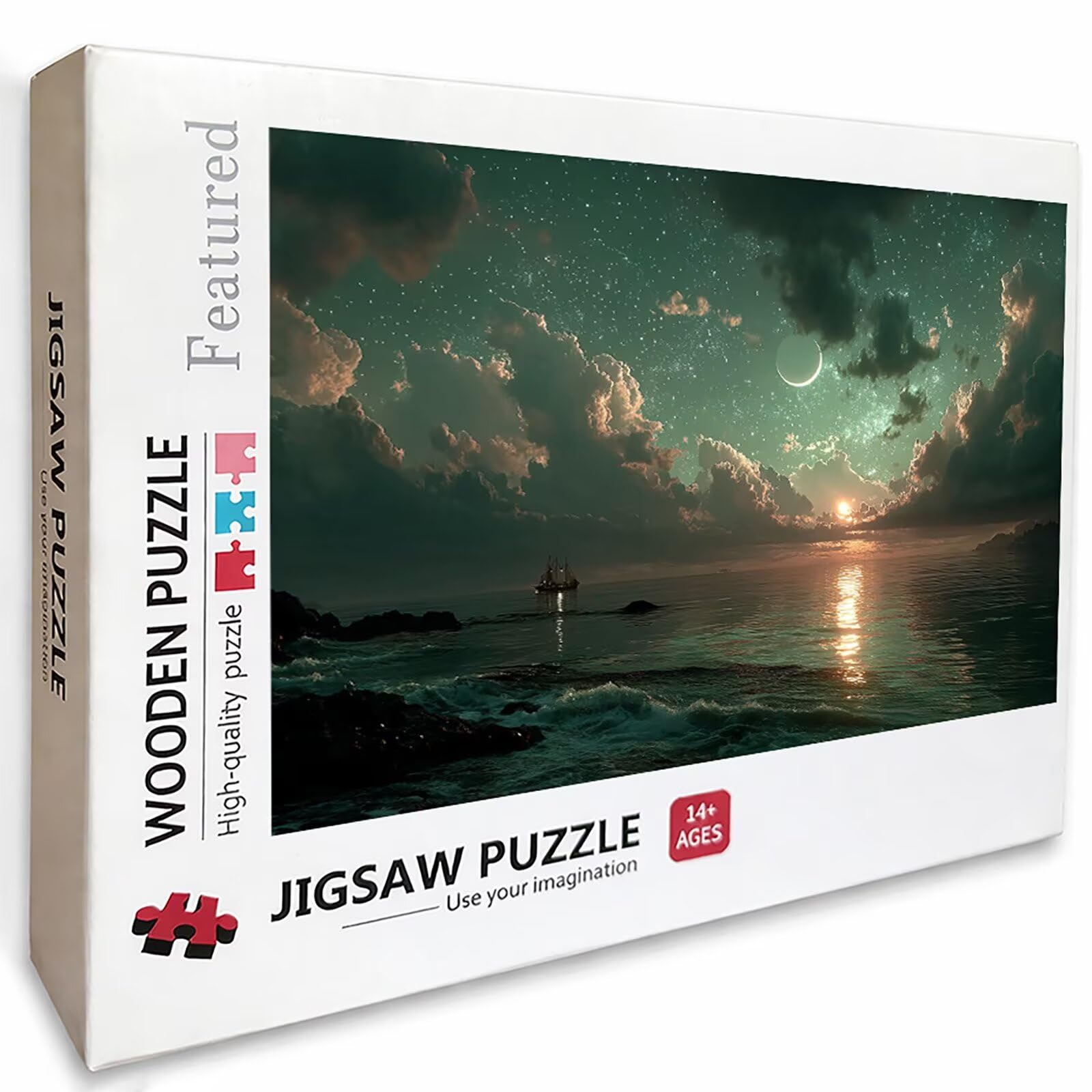 Tramonto Puzzle 3000 Pezzi Adulti, Puzzle Legno con Scatola 122x81cm, DIY Giochi Divertenti per Familiar, Idea Regalo Uomo e Donna, Squisita confezione Regalo, Decorazioni, (Cielo Stellato) 7-4603