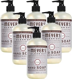 CLEAN DAY Hand Soap, Made with Essential Oils, Biodegradable Formula, Lavender, 12.5 fl. oz - Pack of 6