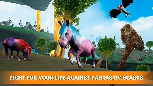 Fantasy Flying Island Survival Simulator 3D