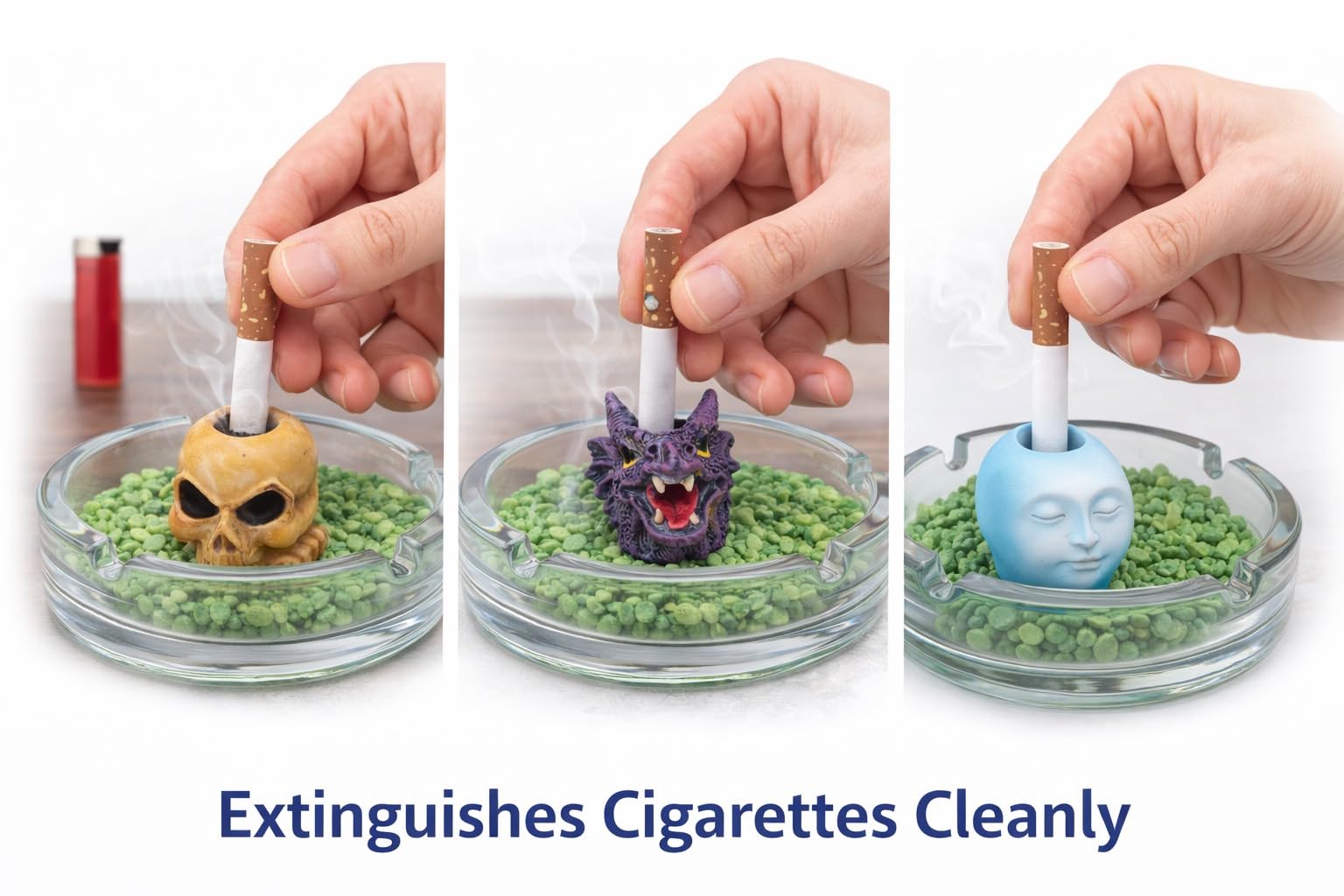 Amazon.com: Butt Bat Fantasy Cigarette Snuffers Instant Cigarette  Extinguishers for Ashtrays Pre Rolled Paper Holder Random Characters (Pack  of 4) : Health & Household