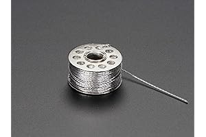Adafruit 18m Stainless Medium 3-ply Conductive Thread: Connect, Create, and Innovate with Ease