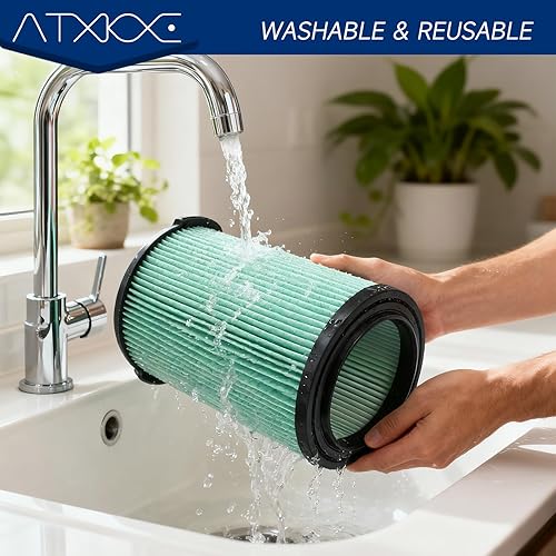 Miniatura 11 de ATXKXE VF5000 Filtro de repuesto para aspiradoras ridgd de 5 a 20 galones en seco y húmedo WD1450 WD0970 WD1270 WD09700 WD06700 WD1680 WD1851