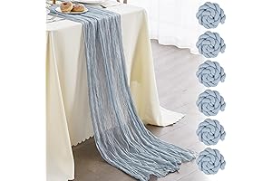 Nialnant Boho Cheesecloth Table Runner