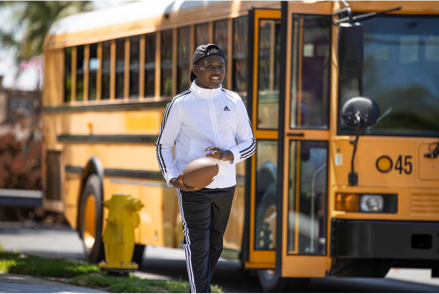 adidas Boys Zip Front Iconic Tricot Jacket - Image 3