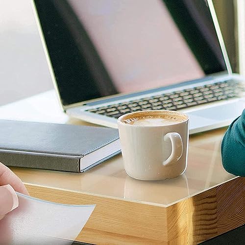 Miniatura 5 de Protector de mantel de varios tamaños, PVC transparente rectangular de plástico, mantel de aceite, fácil de limpiar, impermeable, lavable, para