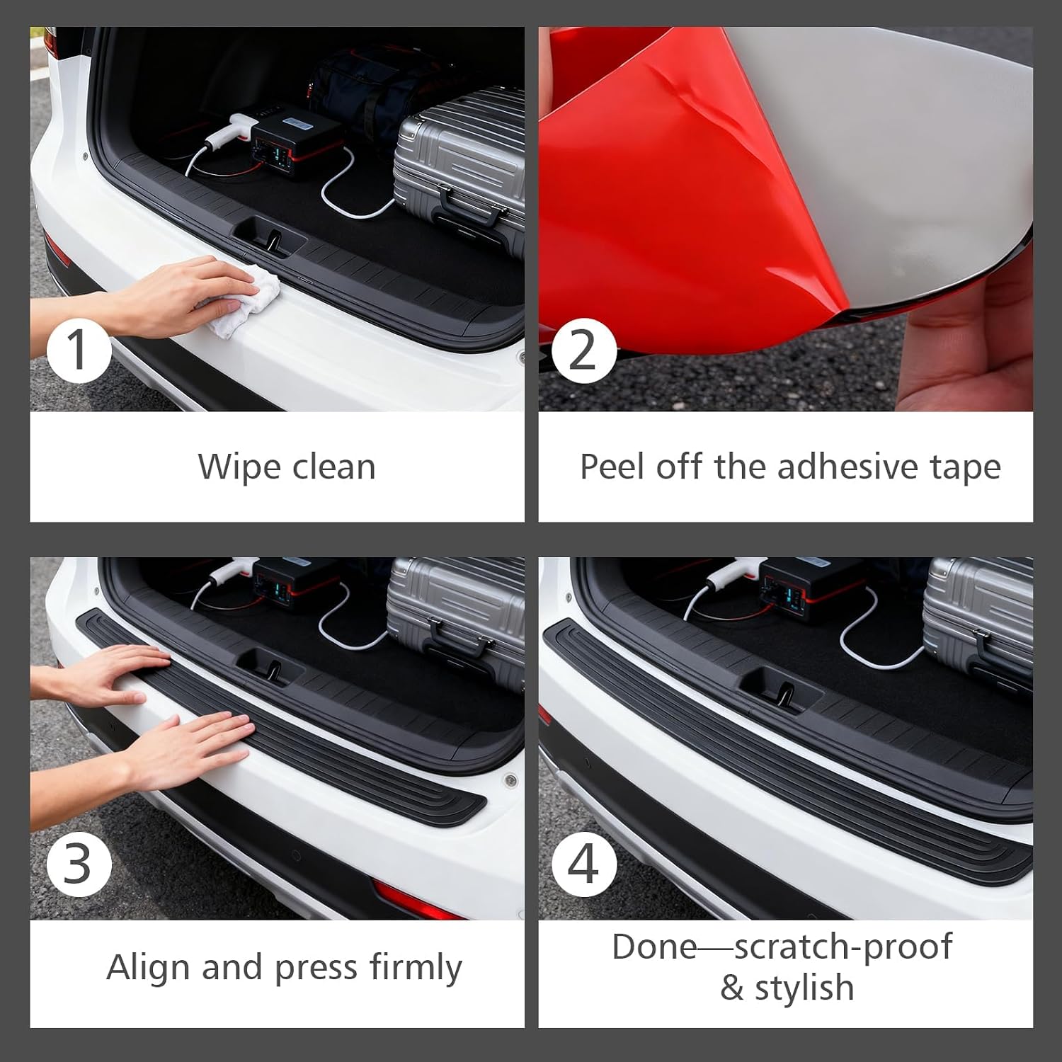 Bumper Protector Guard for Cooper Sill Scratch Petrol 2024-2026 (F66)