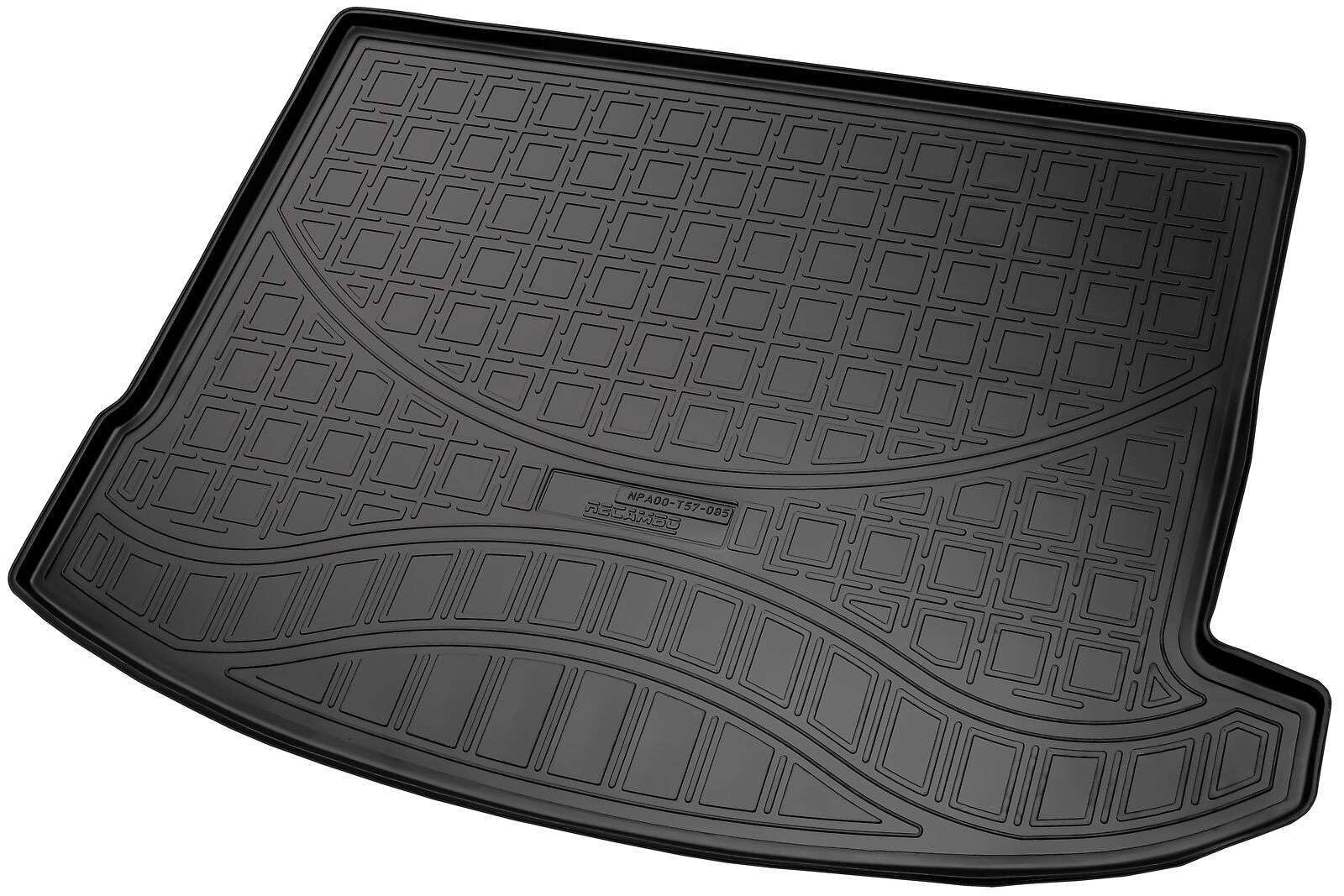 RECAMBO Juego de alfombrillas de goma y bandeja para maletero aptas para Mini Countryman F60, año de fabricación a partir de 2017, 100% a medida, alfombrillas y maletero de TPE antideslizante de alta