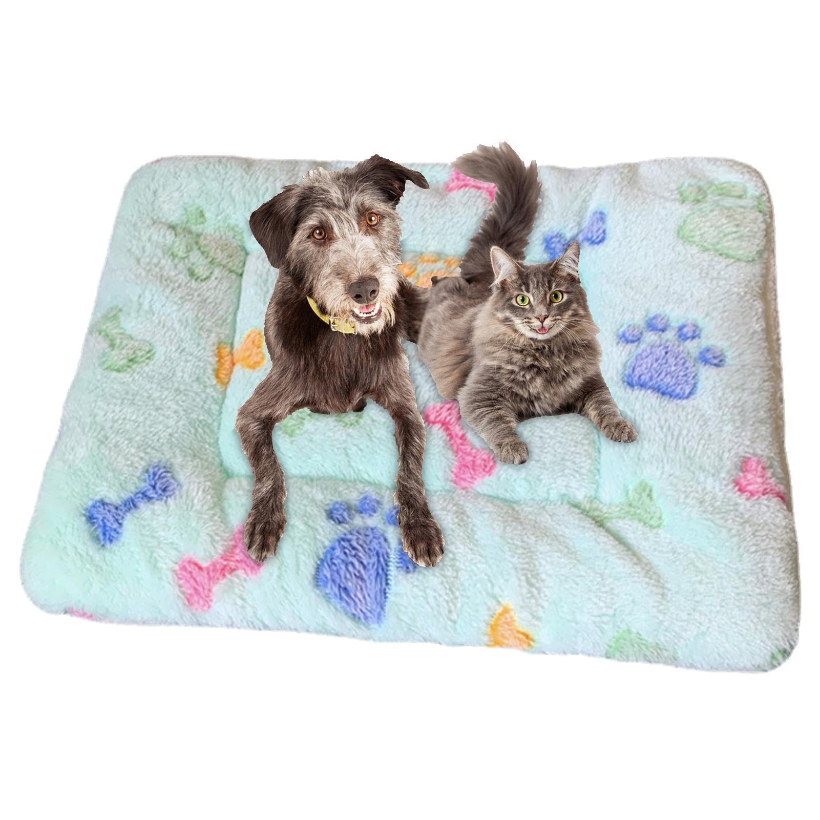 Manta calmante para mascotas, manta para gatitos domésticos, cojín para gatos contra el nerviosismo y el estrés, pequeña manta para mascotas para gatos y perros en interiores, cojín para perros | cojín para gatos contra el nerviosismo y el estrés, pequeña