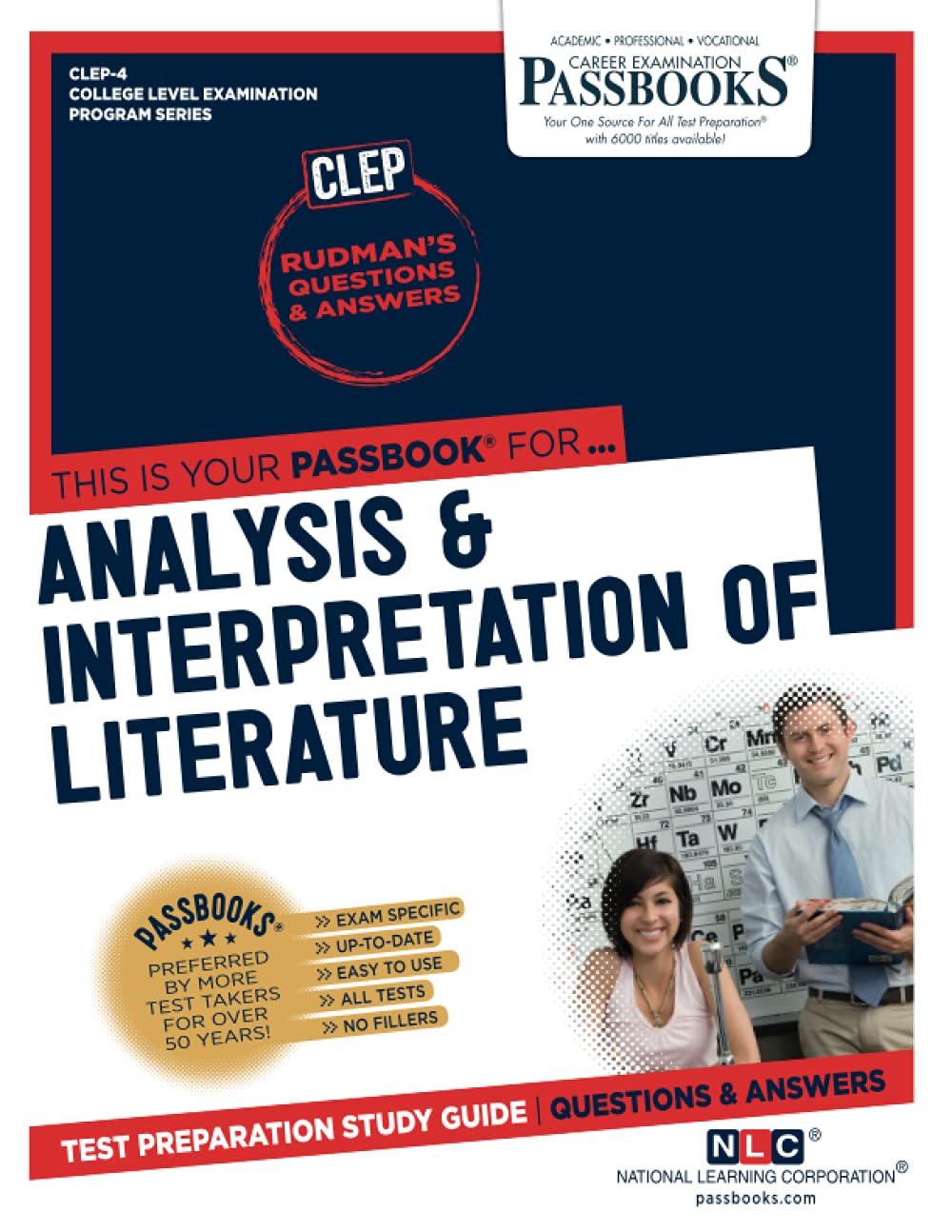 Analysis & Interpretation of Literature Clep-4: Passbooks Study Guide (College Level Examination Program, 4)