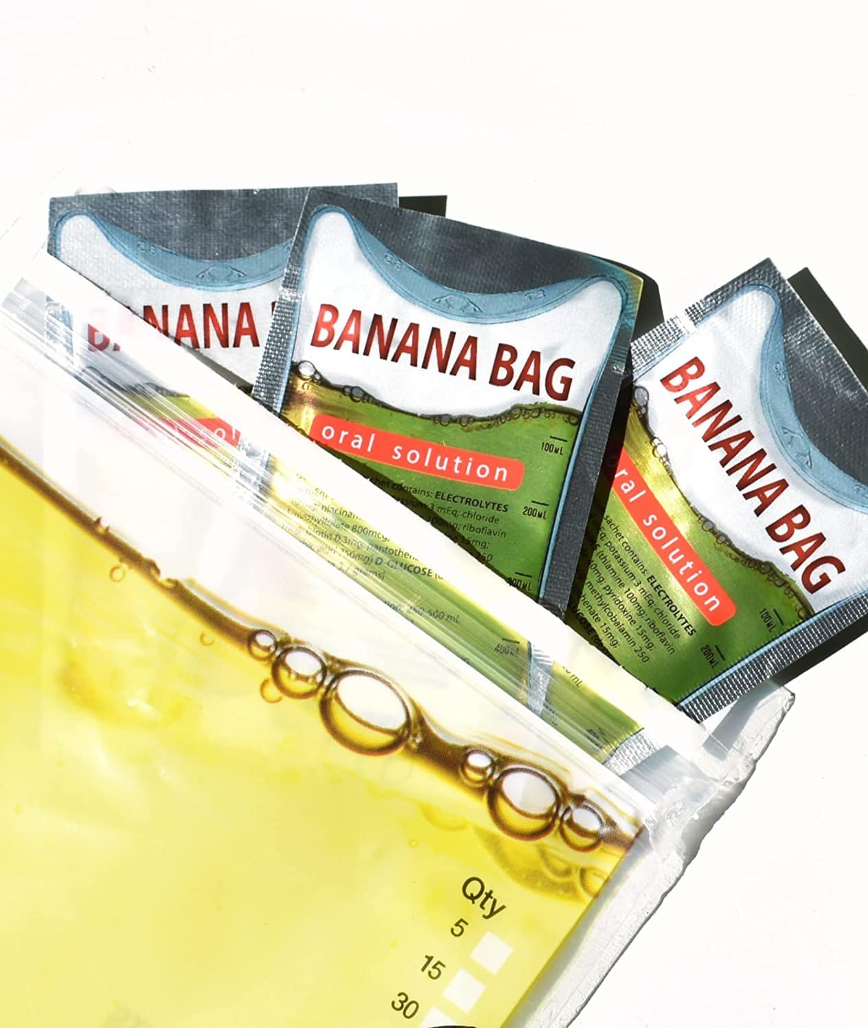 Buy Banana Bag Oral Solution Electrolyte & Vitamin Powder Packet for