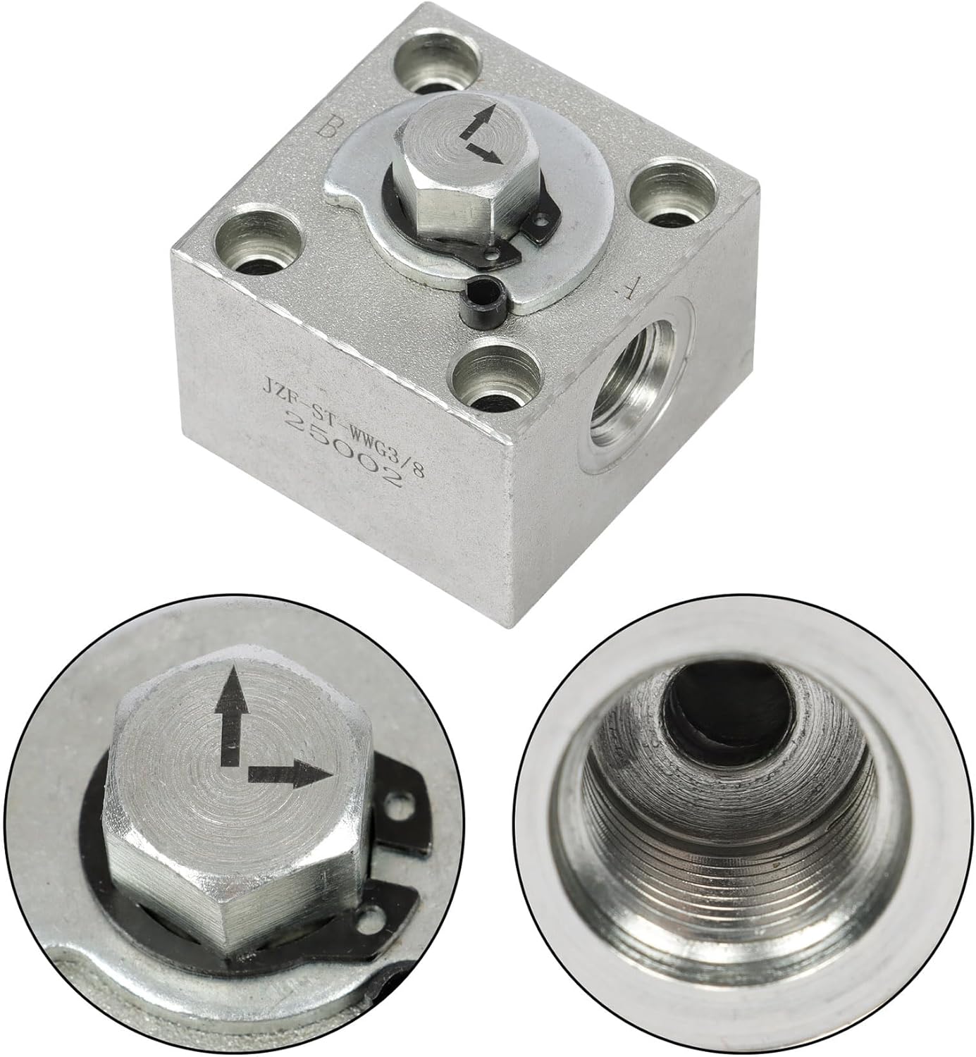 munirater Three Way Diverter Valves Kit Replacement for 1-2 Ton Mini Excavator W