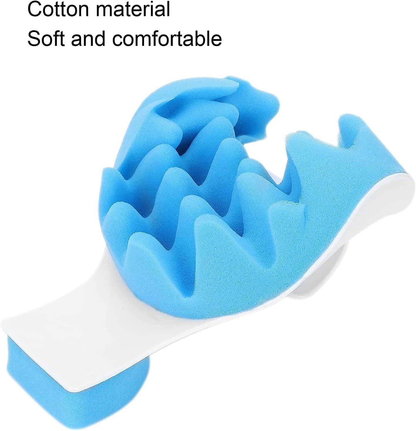 TIST Neck Relaxer Neck Stretcher,Portable Cervical Traction Pillow for Orthopaedic Relief Neck and Support Shoulder Upper Spine Loose Pain Massage Traction