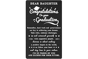  Engraved Graduation Card for Daughter 2023