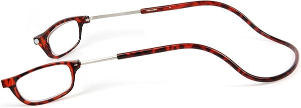 TBOC Pack: Lunettes de Lecture – (Deux Unités) Dioptrie +2.50 Monture Marron Écaille et Noir Femme Homme Aimant Fermeture Pliable Régable Magnetique - 4