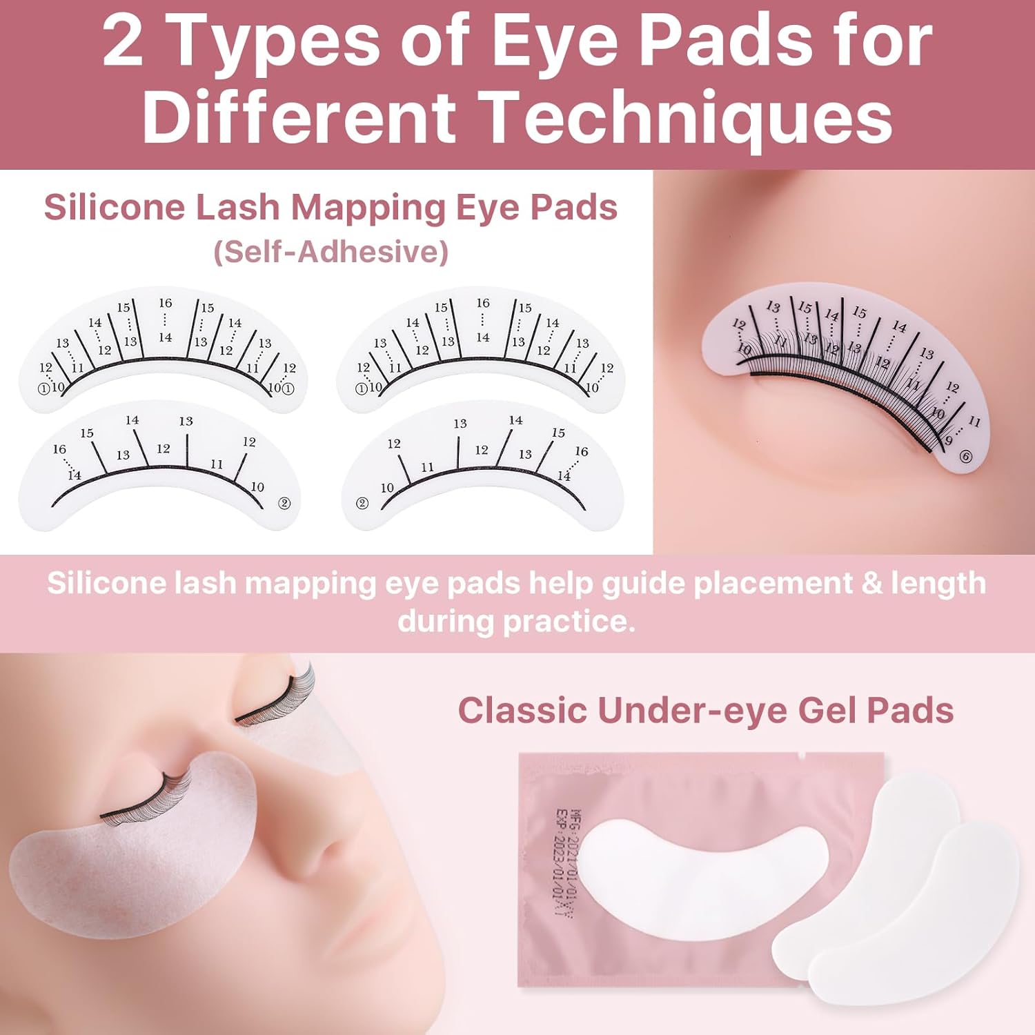 Pretty memory Eyelash Extension Kit with Training Course, PDF Guide & Certificate – Complete 446 Pcs Lash Practice Set with Mannequin Head, Glue, Tweezers, Fan, Primer & Bonder for Beginners