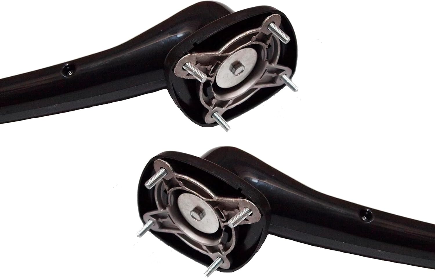 KOZAK Hood Mirrors Black Set Compatible with Freightliner Cascadia 2008-2016, Right Passenger & Left Driver Side, Includes Logo, 2x 22" Windshield Wipers, and Reflective Vest