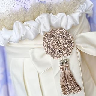袴可愛い袴飾り ちりめんつまみ細工 成人式振袖 卒業式袴 浴衣着物 帯飾り七五三