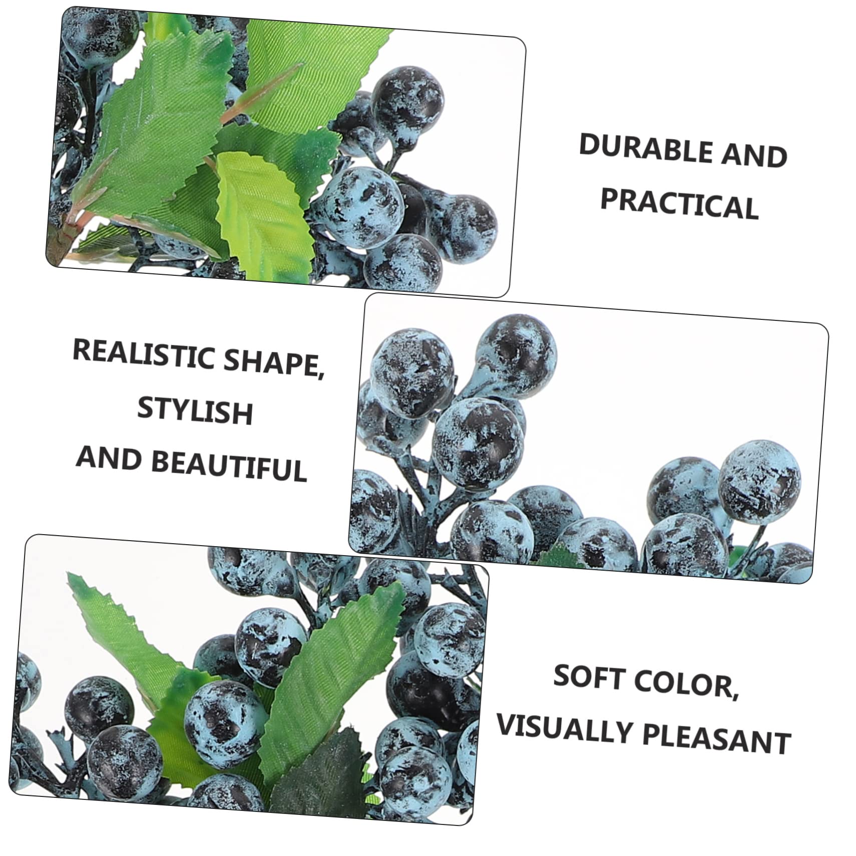 Yardwe 15 Pezzi Bacche Artificiali Artificiales Para Ornamenti Natalizi Decorazioni Rami Di Bacche Di Agrifoglio Simulazione Ramo Di Bacche Bacche Realistiche Con Steli Steli Di