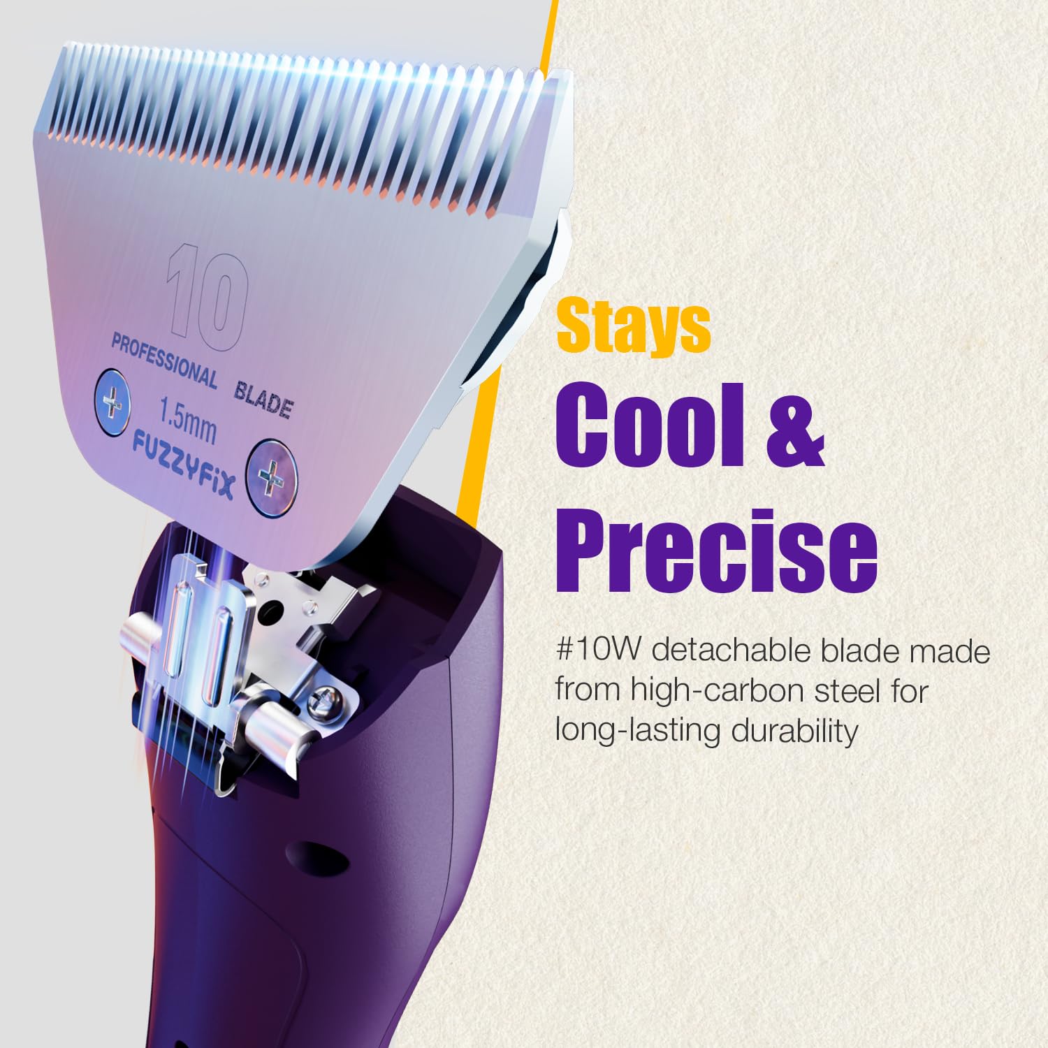 Cordless Horse Clippers - Professional Grooming Kit -3