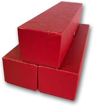Guardhouse 9" Single Row Storage Box for 2" Paper and Plastic Coin Holders 3 Pack Red