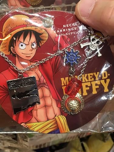 Amazon Usj限定 ワンピース ルフィ ネックレス イヤリングセット アニメ 萌えグッズ 通販