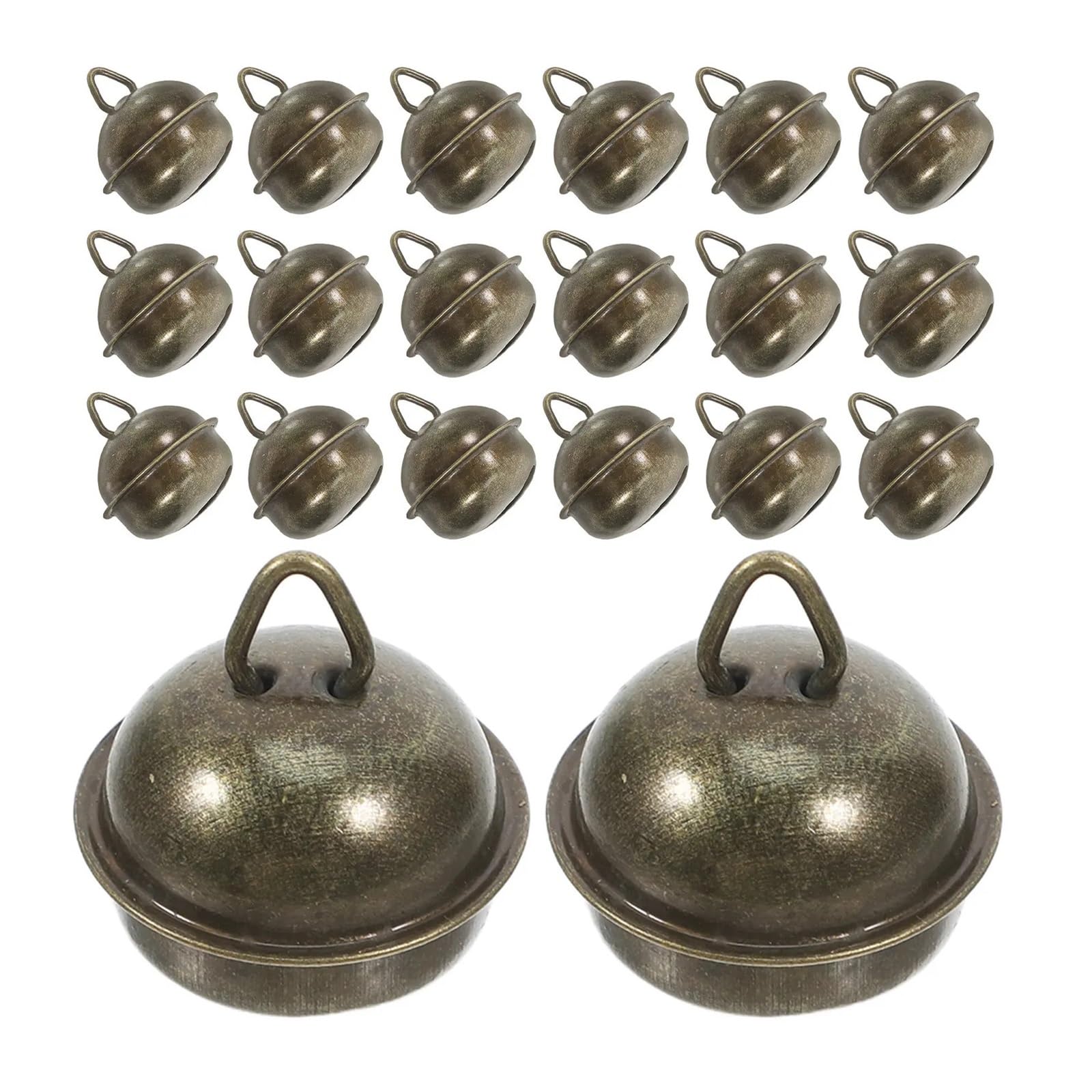 Christmas Bells 40pcs Vintage Jingle Bells Retro Iron Craft Classic Wedding Christmas Tree Ornaments for Christmas Decor