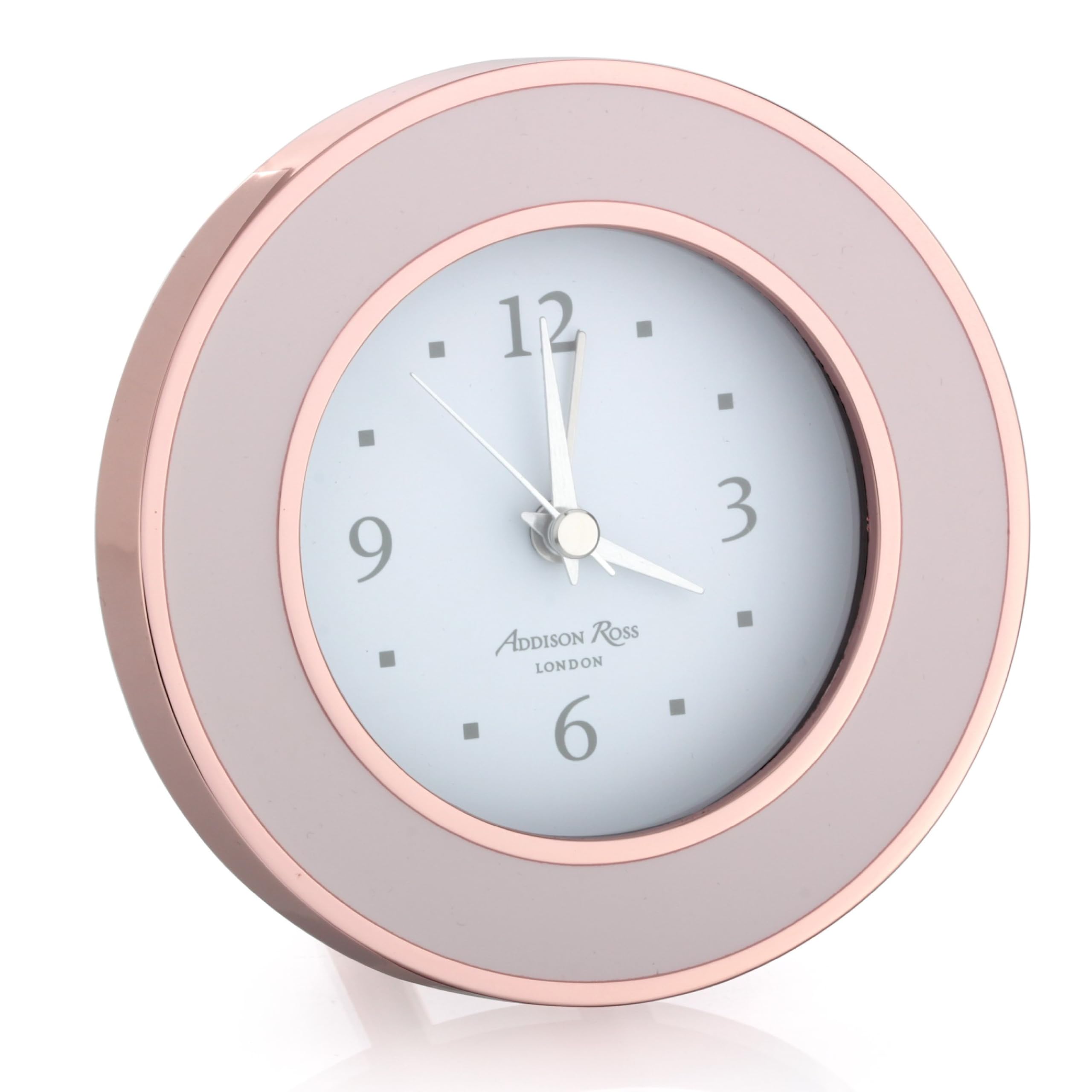 Pink & Rose Gold Alarm Clock by Addison Ross