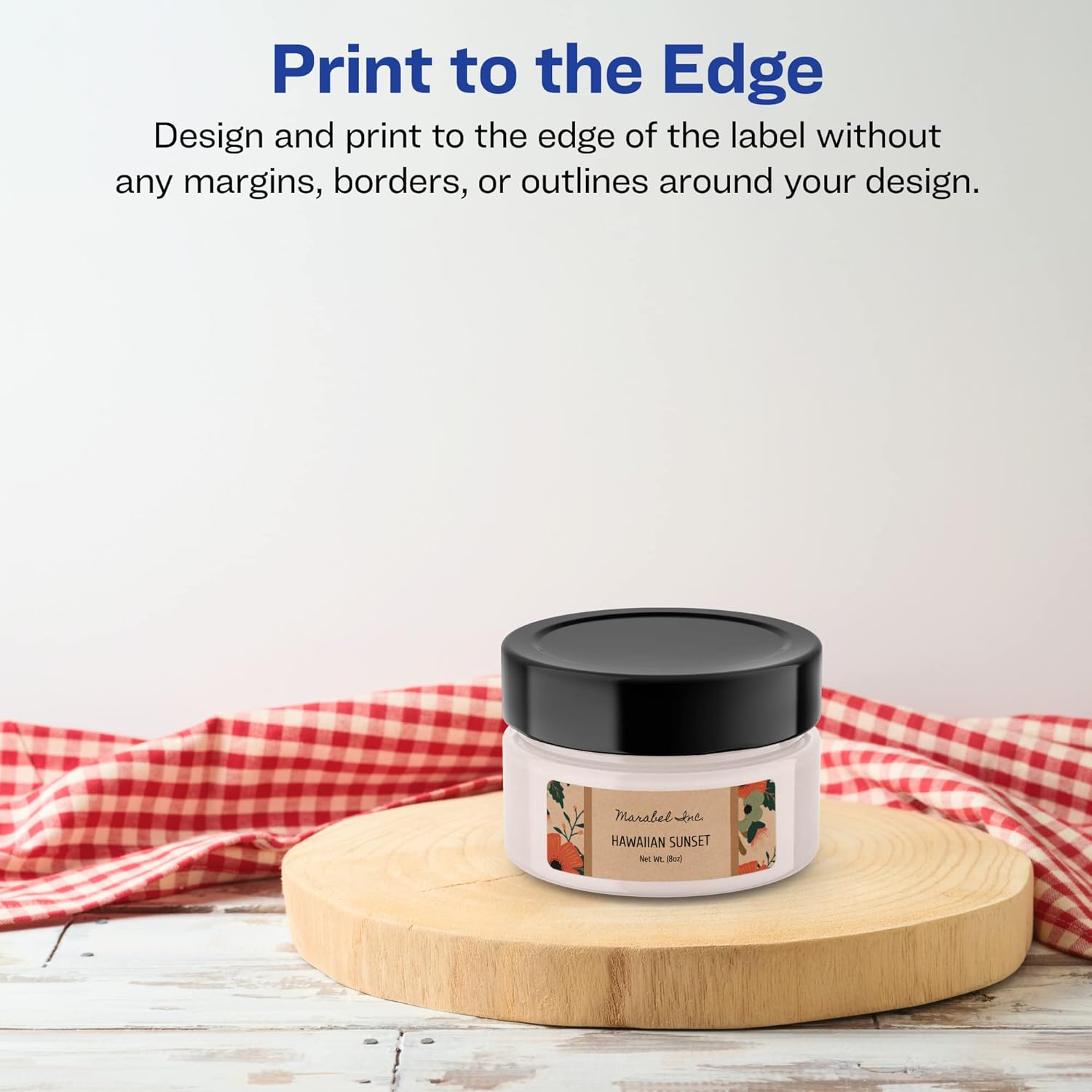 Avery Kraft Brown Rectangle Labels, Sure Feed Technology, 0.75" x 2.25", 1,500 Kraft Brown Labels, Print-to-The-Edge, Laser/Inkjet Printable