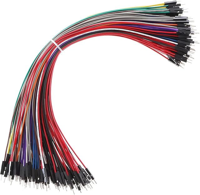 Breadboard Jumper Wires 20AWG, Bestlus Exclusives Male to Male Jumper Cable Wires M-M 30CM 10 Colors Pack of 120 Square Head 0.1'' for Arduino Raspberry Pi (12'', M/M)