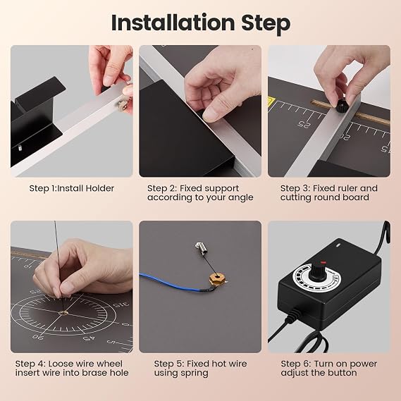 Hot Wire Foam Cutter Table 24W, 19