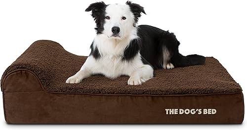 Miniatura 25 de Cama ortopédica para perro de la marca The Dog's Bed, espuma viscoelástica premium S-XXXL, impermeable, alivio del dolor de perro para la artritis,