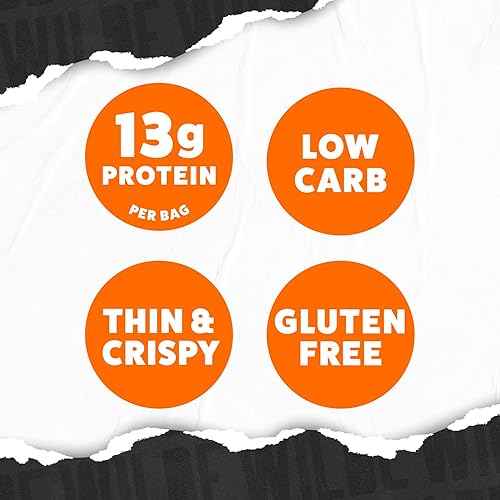 Miniatura 5 de Wilde Protein Chips - Paquete de variedad picante, Buffalo, Queso picante, Nashville Hot, Chips Keto sin gluten hechos con ingredientes reales,