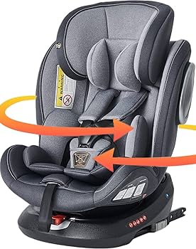 チャイルドシート 新生児 isofix 回転式 360° シートベルト固定式 Amazon | Impetus チャイルドシート 360°回転式 新生児～12歳(0